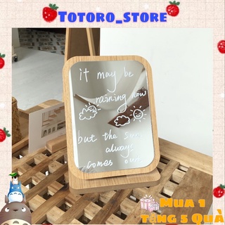 💥Gương Trang Điểm Gỗ Vuông Để Bàn Thiết Kế Sang Trọng Hottrend Hàn Quốc PK42