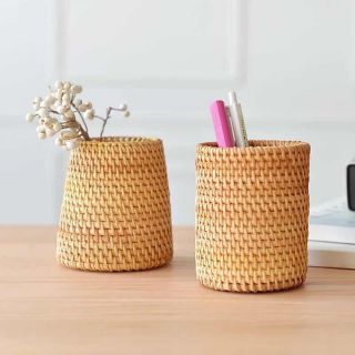 hộp đựng đồ mây tre đan