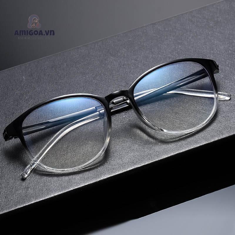Mắt Kính Quang Học Chống Ánh Sáng Xanh Gọng Lớn Thời Trang Unisex