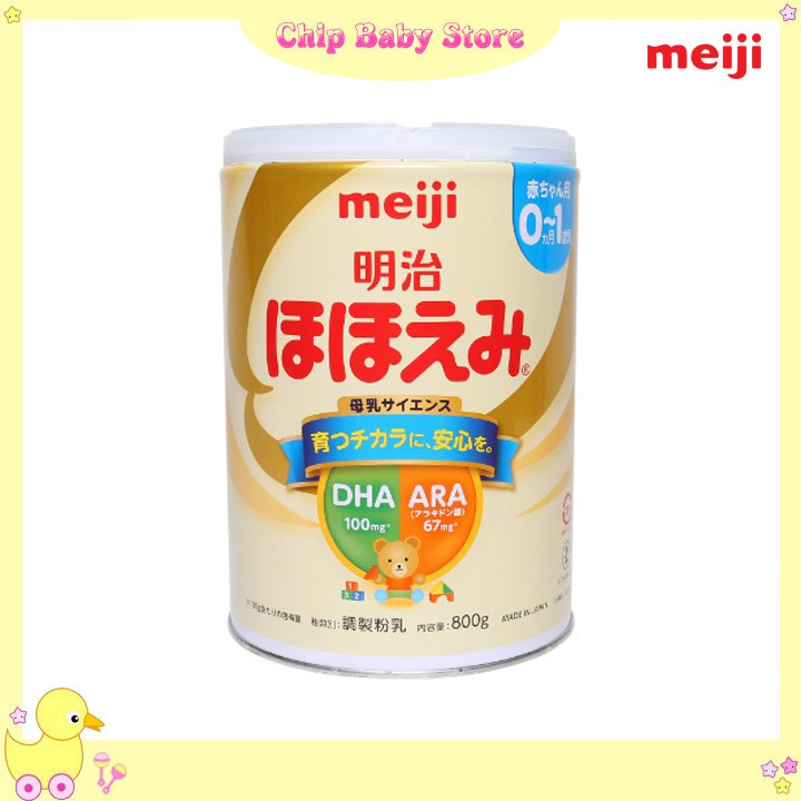 Sữa Meiji Nội Địa số 0 và số 9 (800gr) -Date 2023