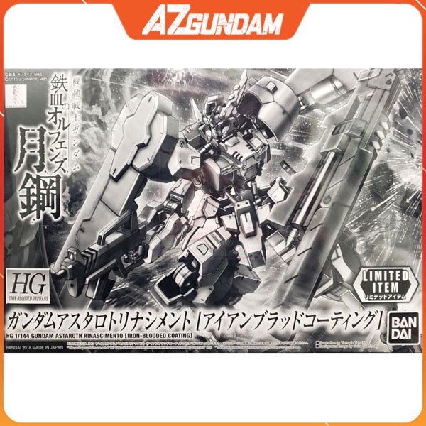 Mô Hình Lắp Ráp HG GUNDAM ASTAROTH RINASCIMENTO [IRON-BLOODED COATING] Series HG IBO Tỉ lệ 1/144