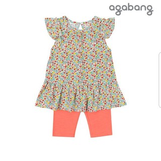 Đồ bộ hoa nhí xuất dư của hãng Agabang Hàn Quốc