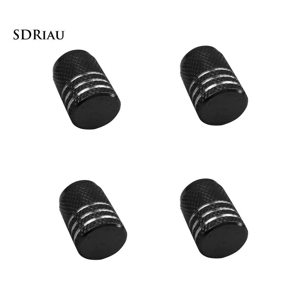 Set 4 nắp nhôm bảo vệ van lốp xe hơi/ xe máy
