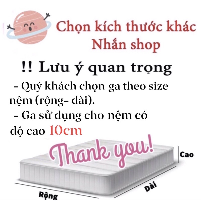 ( hàng có sẵn) bộ ga gối Poly 3 chi tiết 1 ga bo chun ,2 vỏ gối đầu nhiều màu sắc