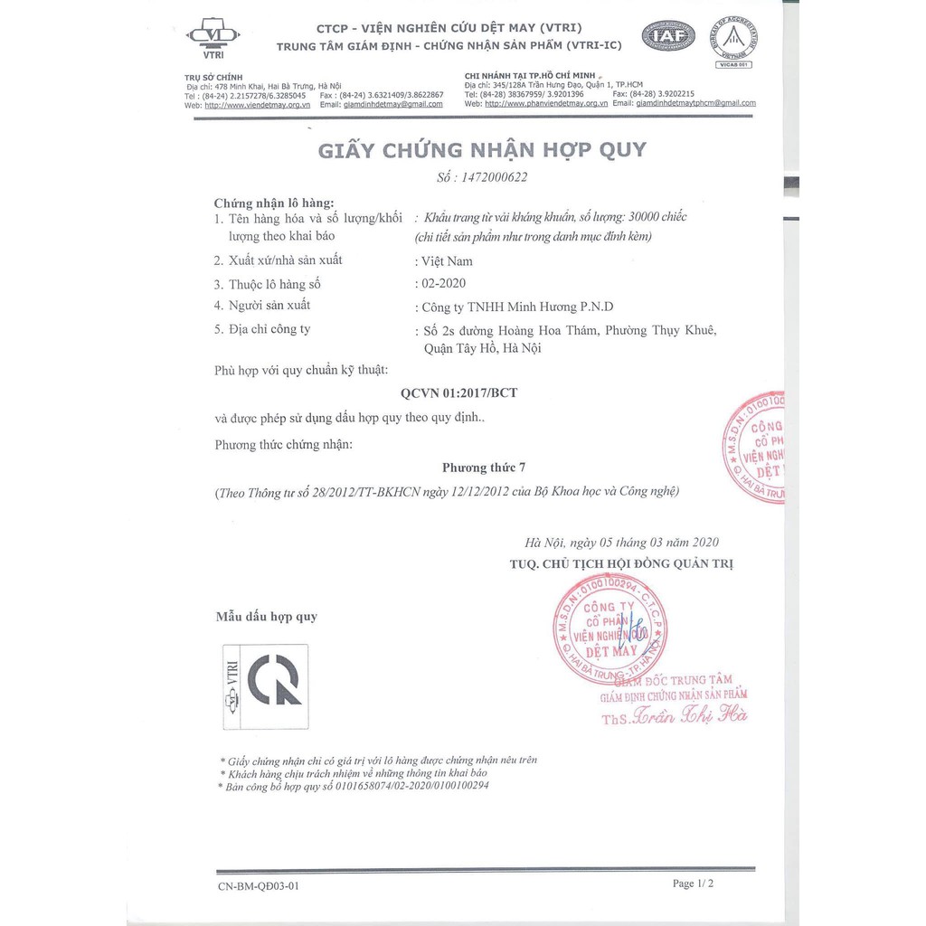 Khẩu trang vải SUNFLY công nghệkháng khuẩn nano ion bạc (1 chiếc) | BigBuy360 - bigbuy360.vn