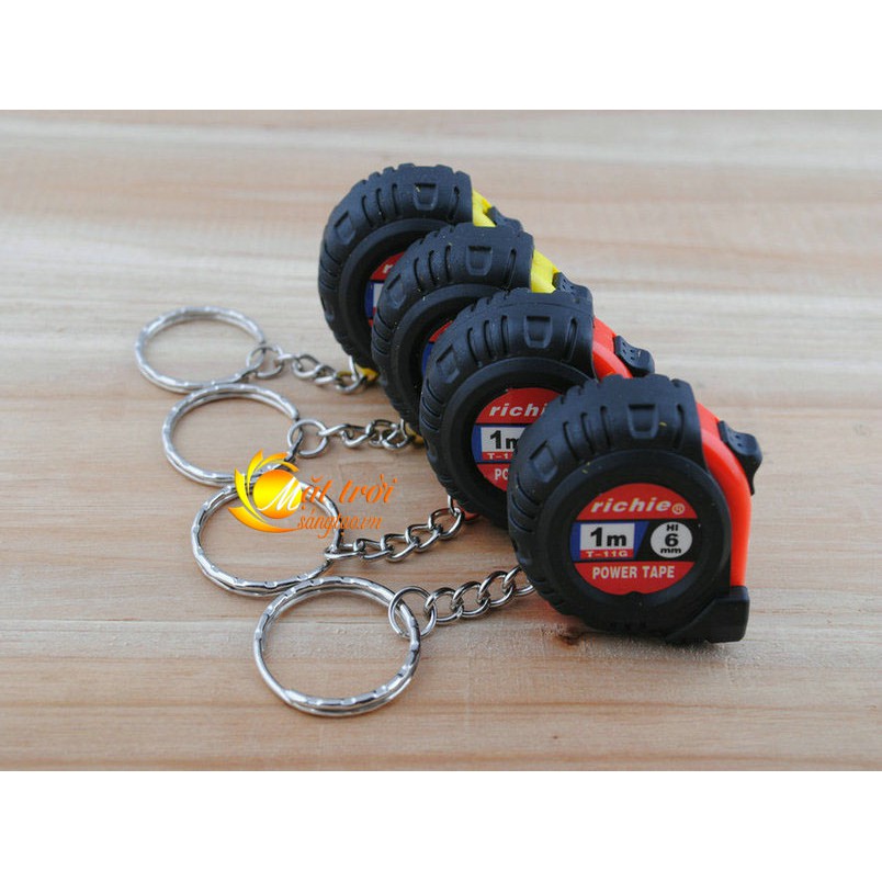 Móc khóa thước rút mini 1m V2