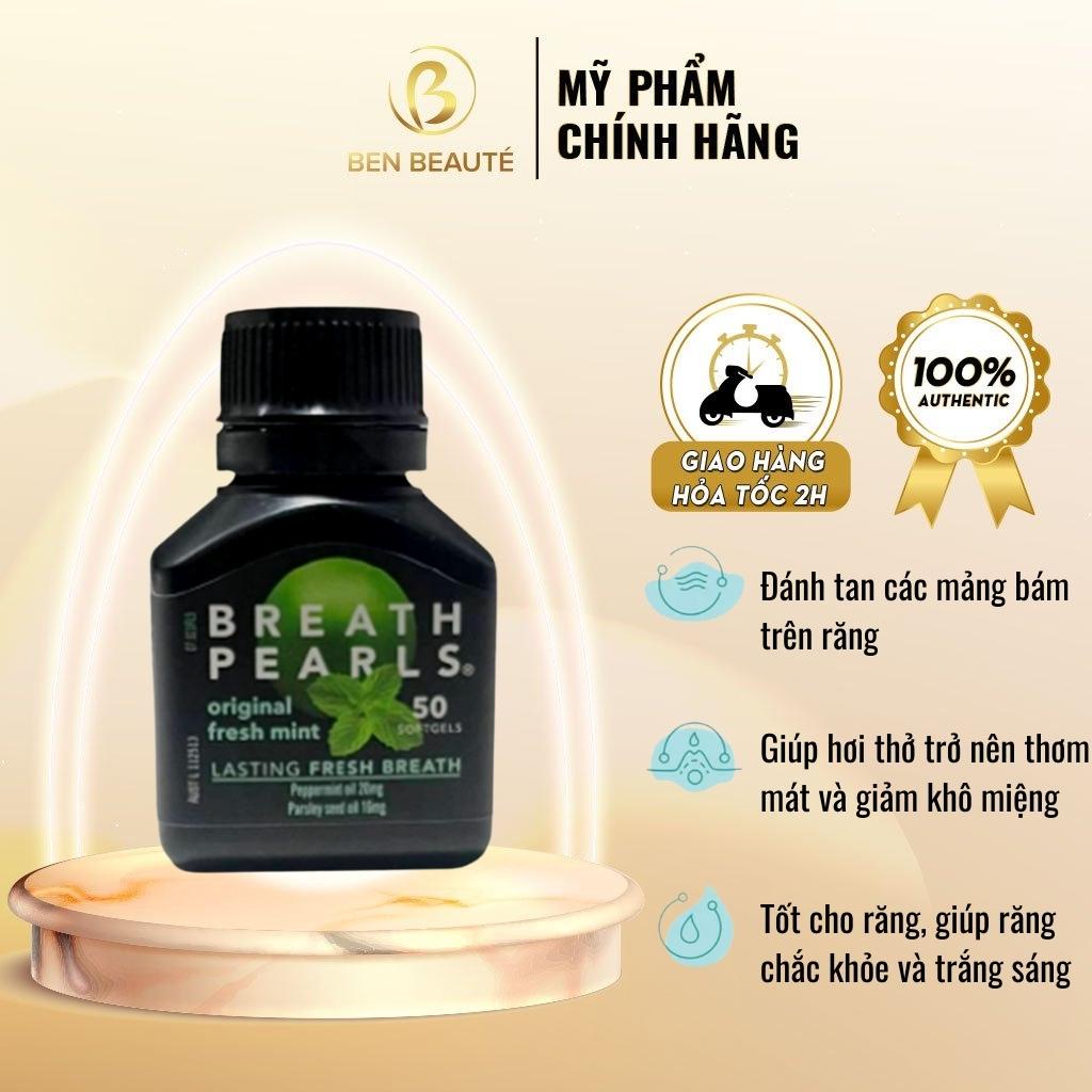 Viên Uống Thơm Miệng Breath Pearls Original 50 Viên