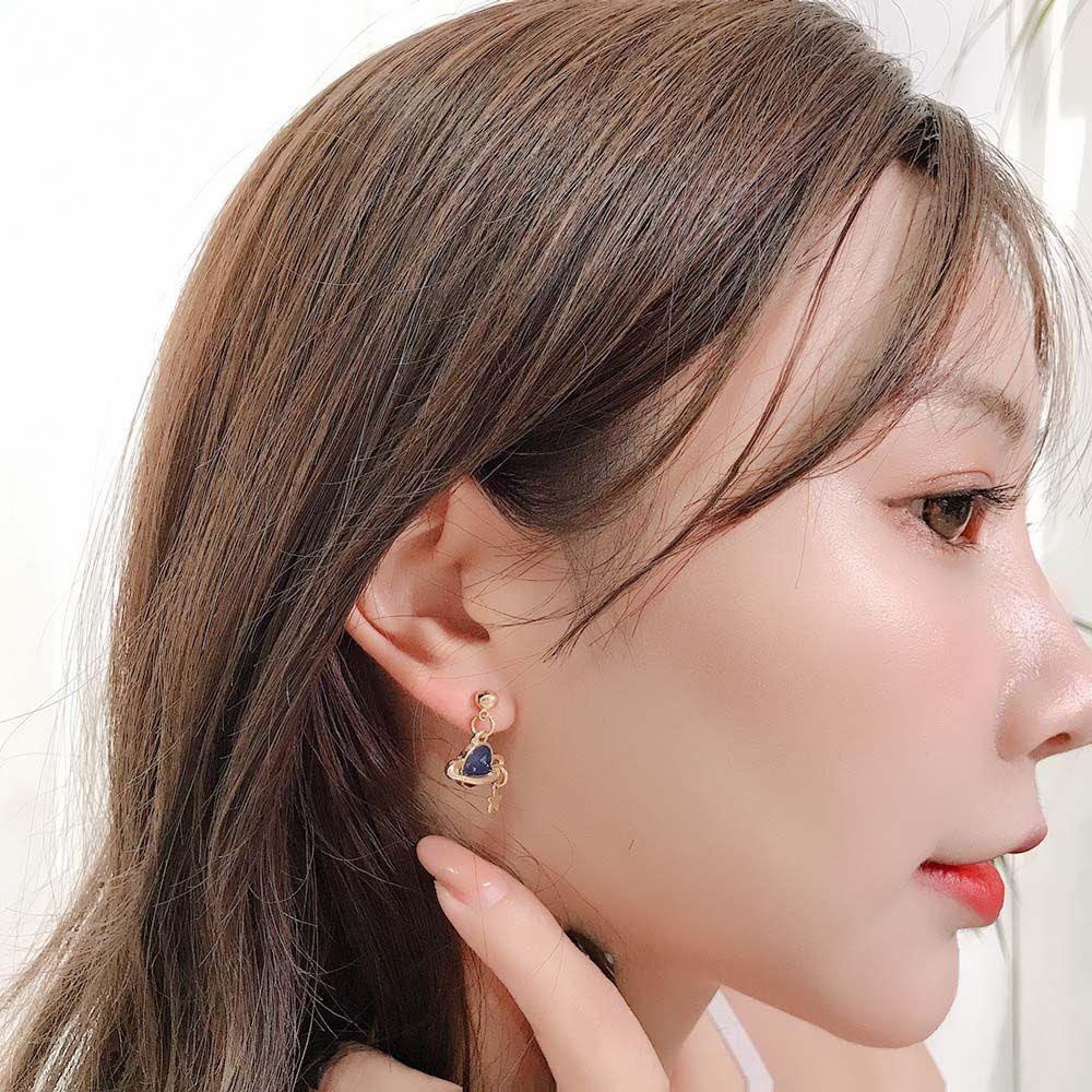 Bông Tai Tua Rua Hình Mặt Trăng Ngôi Sao Thời Trang Cho Nữ VANES1