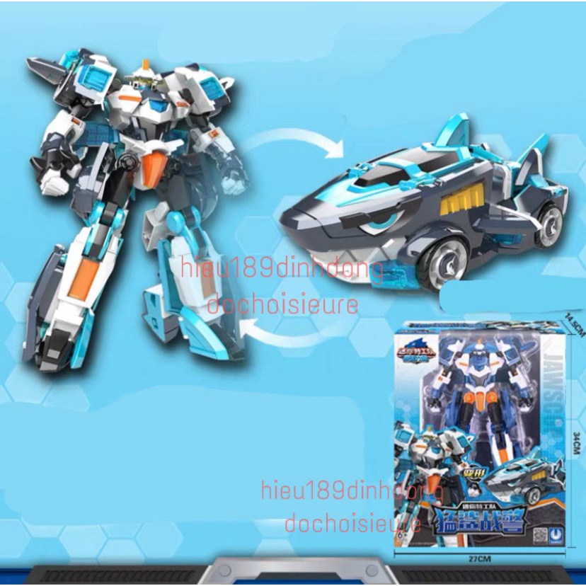 Lực lượng nhí x siêu nhân nhí miniforce animaltron Chiến binh thú Siêu robot cảnh sát không gian Jaws Cop