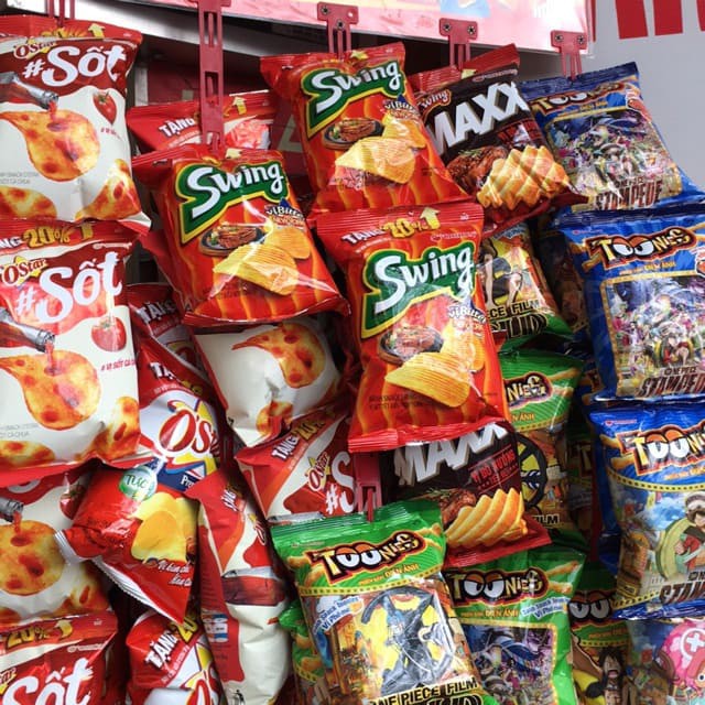 Combo 10 gói bim bim orion 36g mix các loại