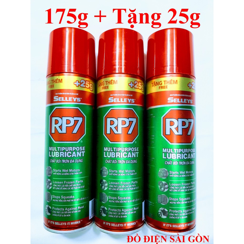 RP7 Chai Xịt Chống Rỉ Sét Cao Cấp Đủ Loại 150g 175g 300g 350g