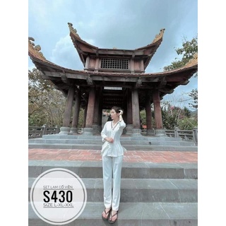 Bigsize - Set lam cổ viền