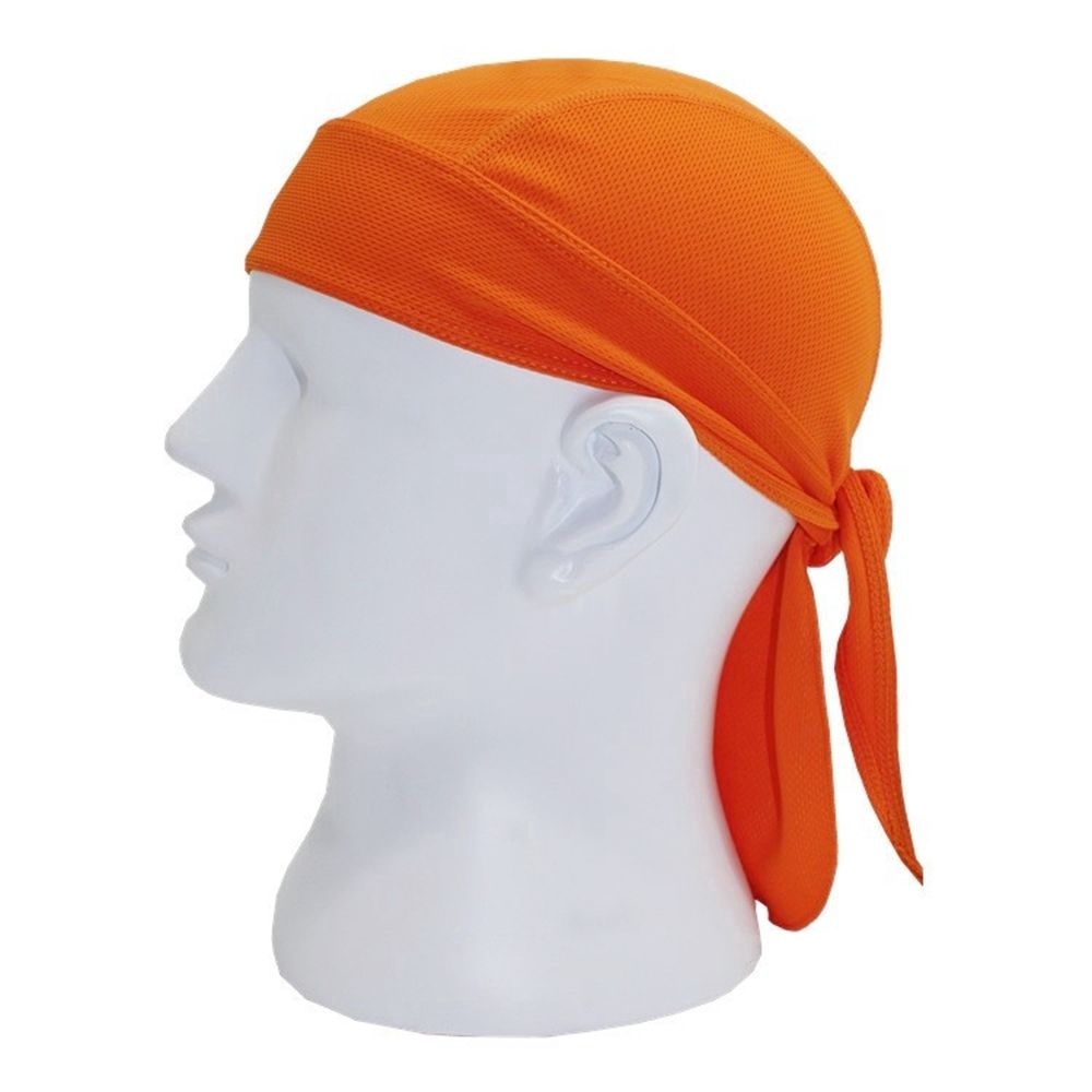 Mũ quấn đầu bandana buộc chặt điều chỉnh màu trơn lái xe mô tô có 16 màu