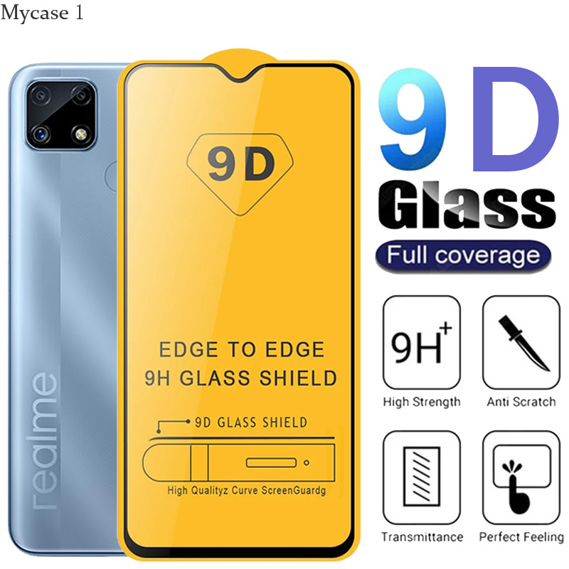 Ốp điện thoại kính cường lực bảo vệ toàn diện cho Realme C35 C30 C21y C25s 8 Pro C25 C20 C17 C15 C12 C11 9i 7i 7 6 9 Pro 6i 5 5i 5s Pro Narzo 50A Prime C3 C2 5G 4G 2022