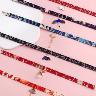 VÒNG CỔ CHOKER OBI VẢI PHONG CÁCH NHẬT BẢN DỄ THƯƠNG