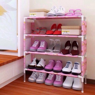 Kệ để giày dép 4 tầng hoa văn mẫu - Kệ để giày dép 4 tầng hoa văn mẫu