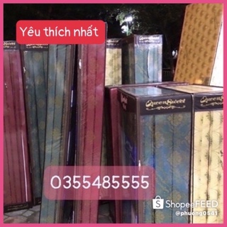 Đệm Bông Ép Queensweet Hàn Quốc _90cm x190cm )