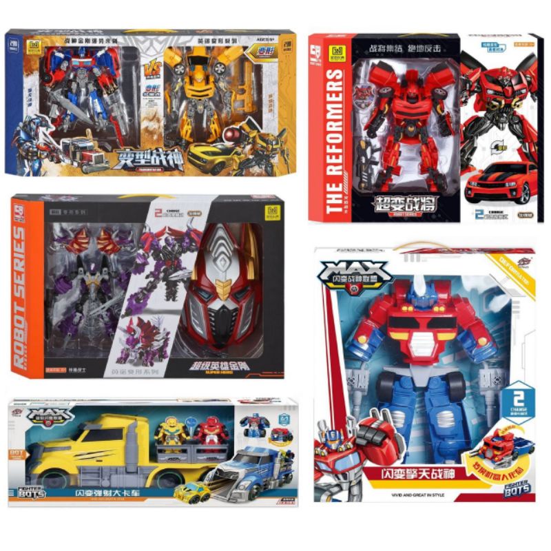 Hộp Siêu Nhân Biến Hình Cao Cấp Loại To Cho Bé Trai