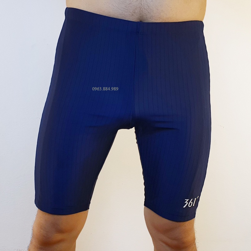 Quần bơi nam chất thun QB.04 dạng lửng ngang gối cho anh em - chính hãng thương hiệu 361
