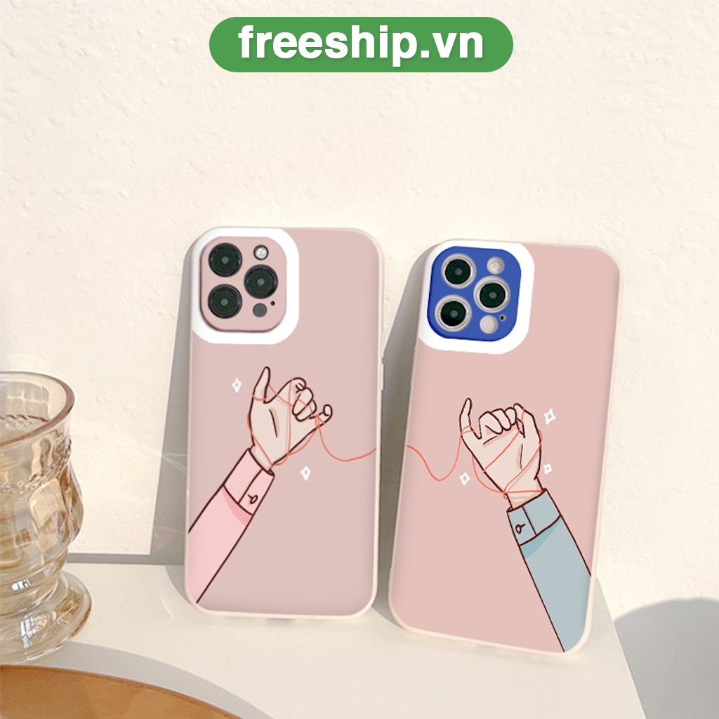 Ốp iphone dây tơ hồng kết nối iPhone 6/6plus/6s/6splus/7/7plus/8/8plus/x/xs/xr/xsmax/11/12/13/pro/max