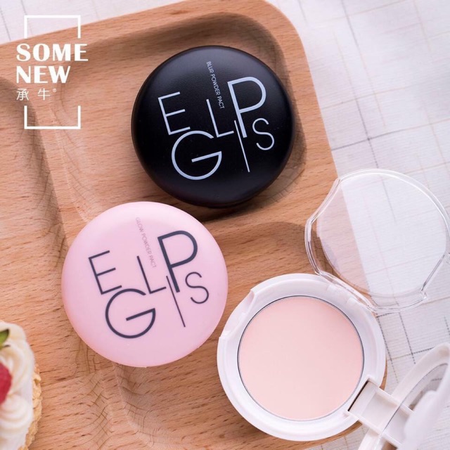 Phấn phủ Eglips đen hồng siêu mịn