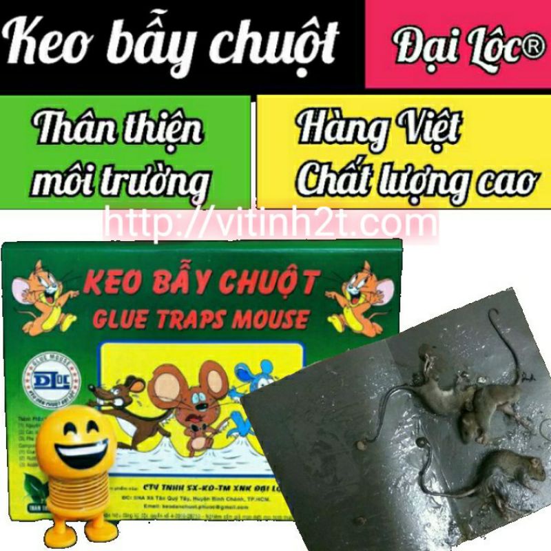 ( Hỏa tốc TpHCM) MIẾNG KEO DÍNH CHUỘT LOẠI TỐT ĐẠI LỘC