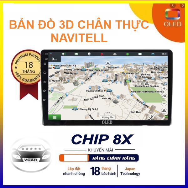 Màn Hình Android OLED C2 New Chip 8X có quạt tản nhiệt , Sim 4G, wifi Phiên bản 2022