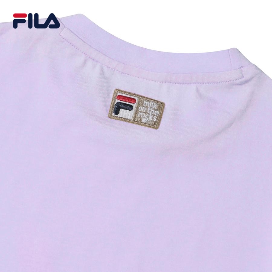 Áo thun tay ngắn cổ tròn trẻ em Fila Milk On The Rock - FK2RSD2M51F-PLV