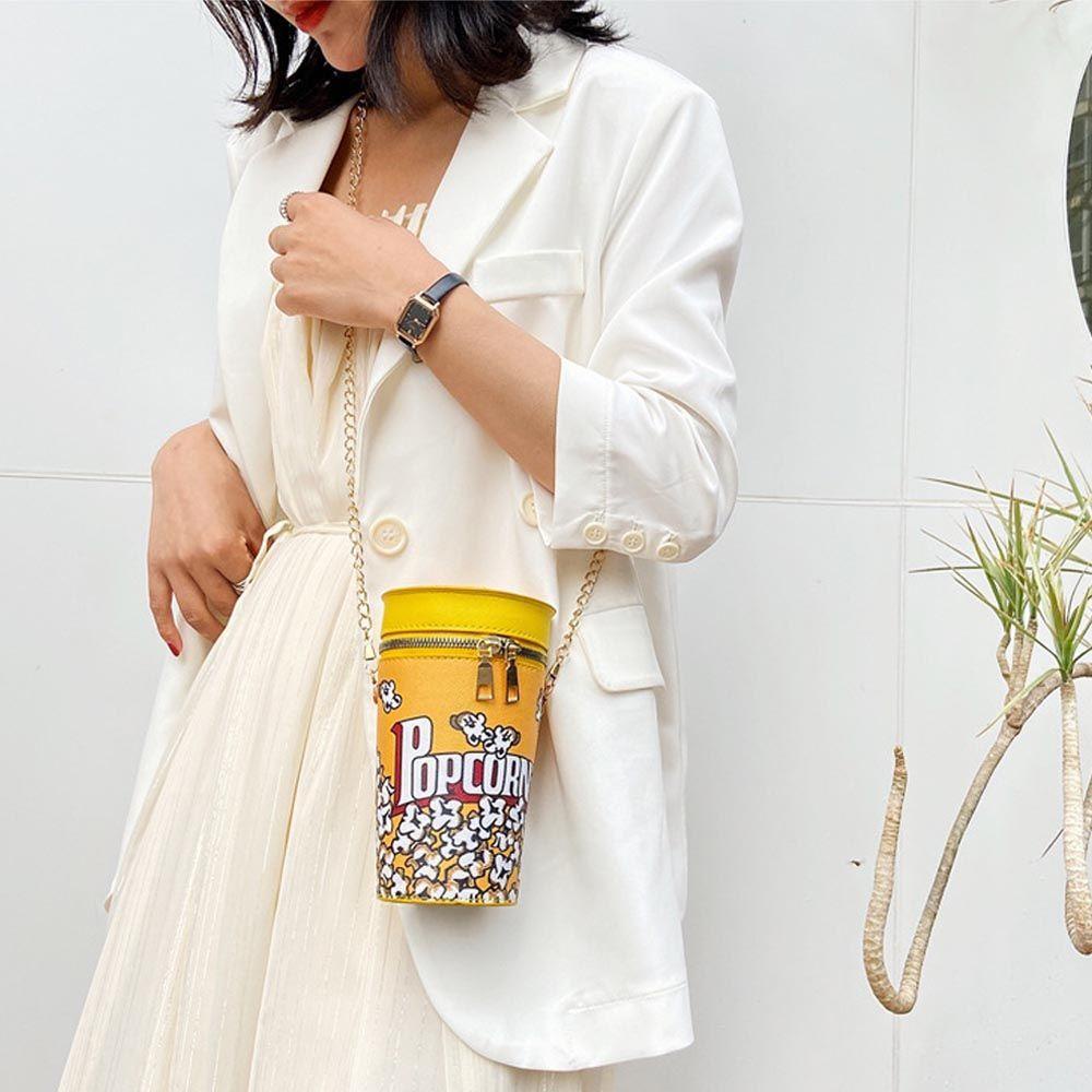 MXGOODS Túi Đeo Vai Đựng Bắp Rang Bơ Hình Ly Nước Sáng Tạo