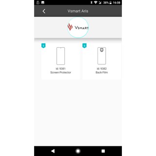 Miếng dán PPF Vsmart Aris cao cấp màn hình, mặt lưng