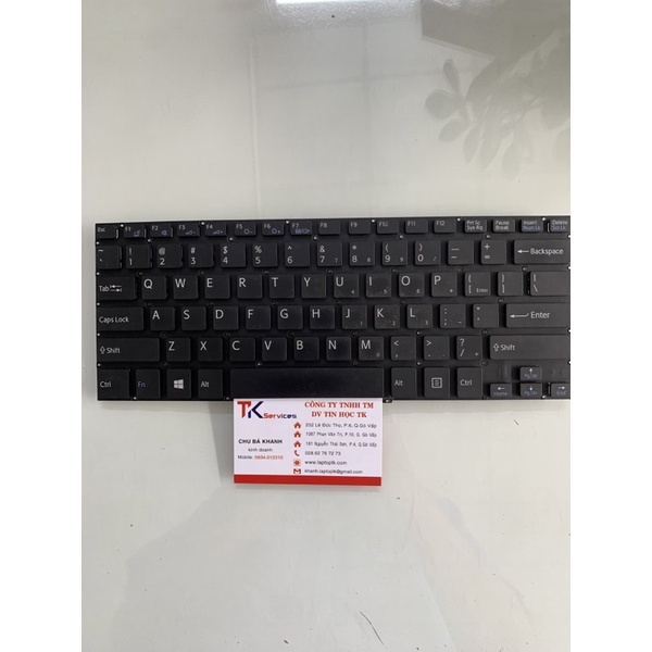 (Hàng sẵn) Bàn Phím Laptop Sony SVF 14 Đen