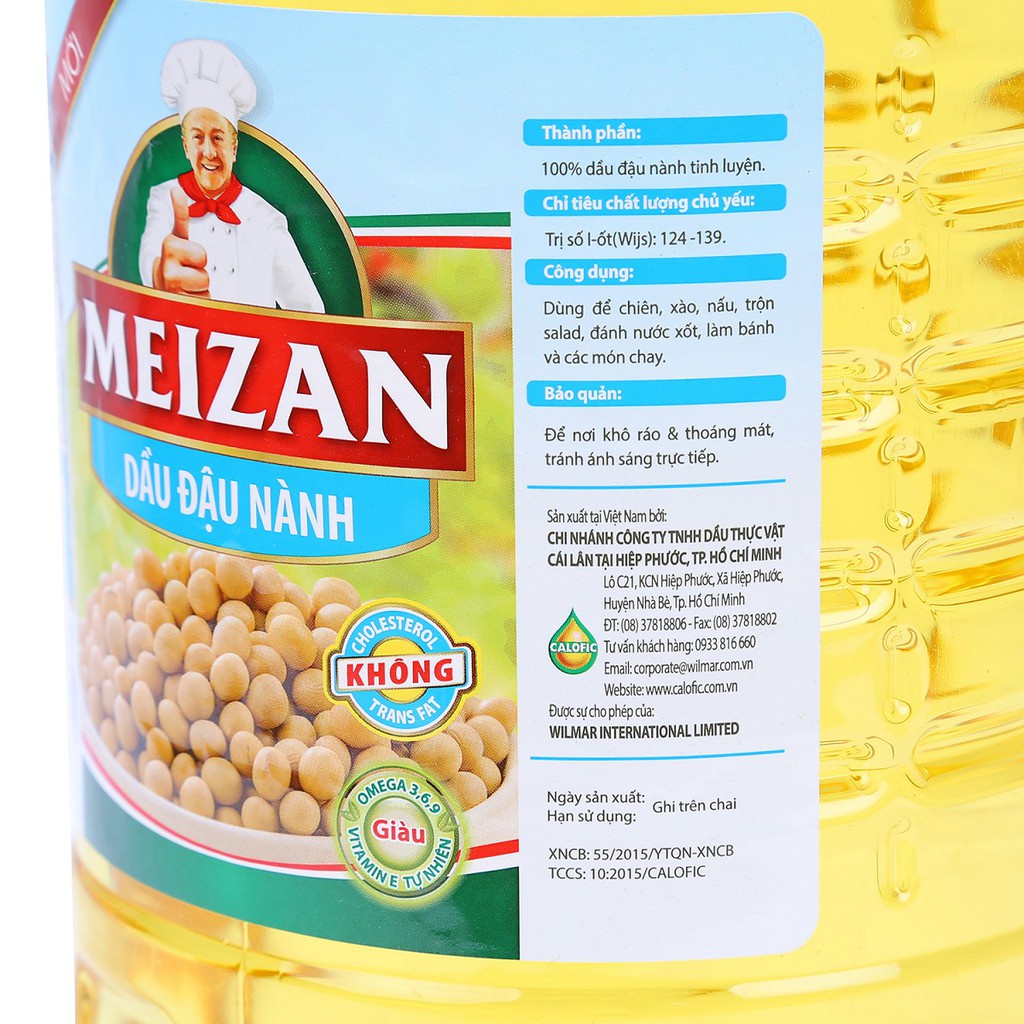 [Bình 2 Lít] DẦU ĐẬU NÀNH [VN] MEIZAN Soybean Oil (halal)