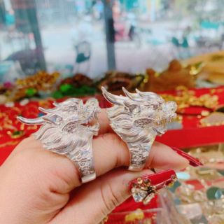 Nhẫn rồng Phú Lê - bạc ta 925