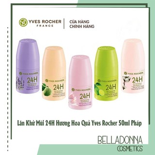 [CHÍNH HÃNG] Lăn Khử Mùi 24H Yves Rocher 24H Dedorant 50ml