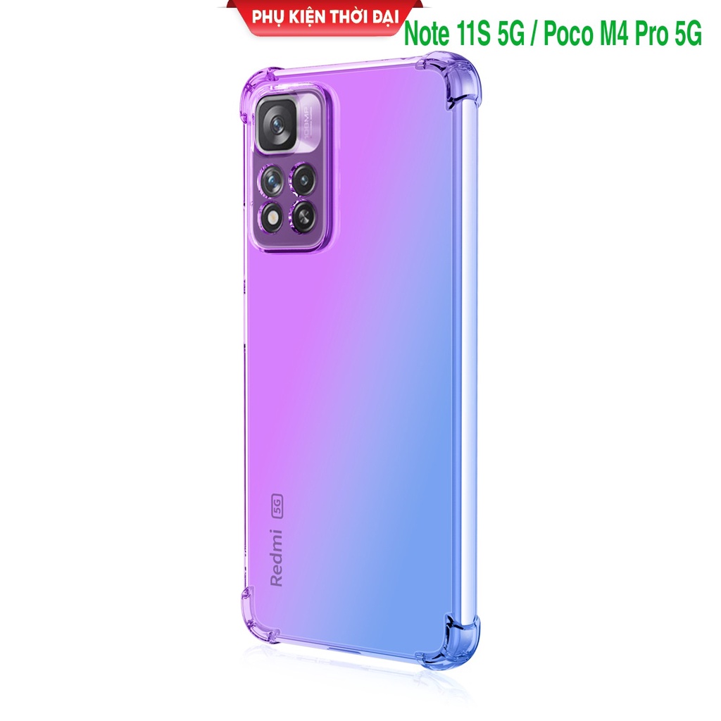 Ốp lưng Redmi Note 11S 5G / Note 7 / 7 Pro  dẻo màu đa sắc 4 góc siêu mỏng bảo vệ camera