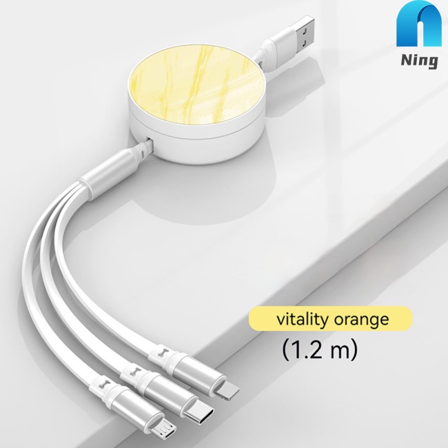 Dây Cáp Sạc Nhanh Usb 66w 3 Trong 1 5 Chế Độ Chất Lượng Cao