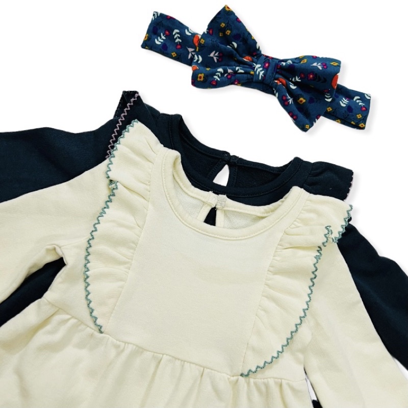 Body dài tay mùa đông cho bé gái, bộ liền thân cánh tiên cho bé 3 tháng/ 6 tháng/ 9 tháng/ 12 tháng/ 18 tháng/ 24 tháng