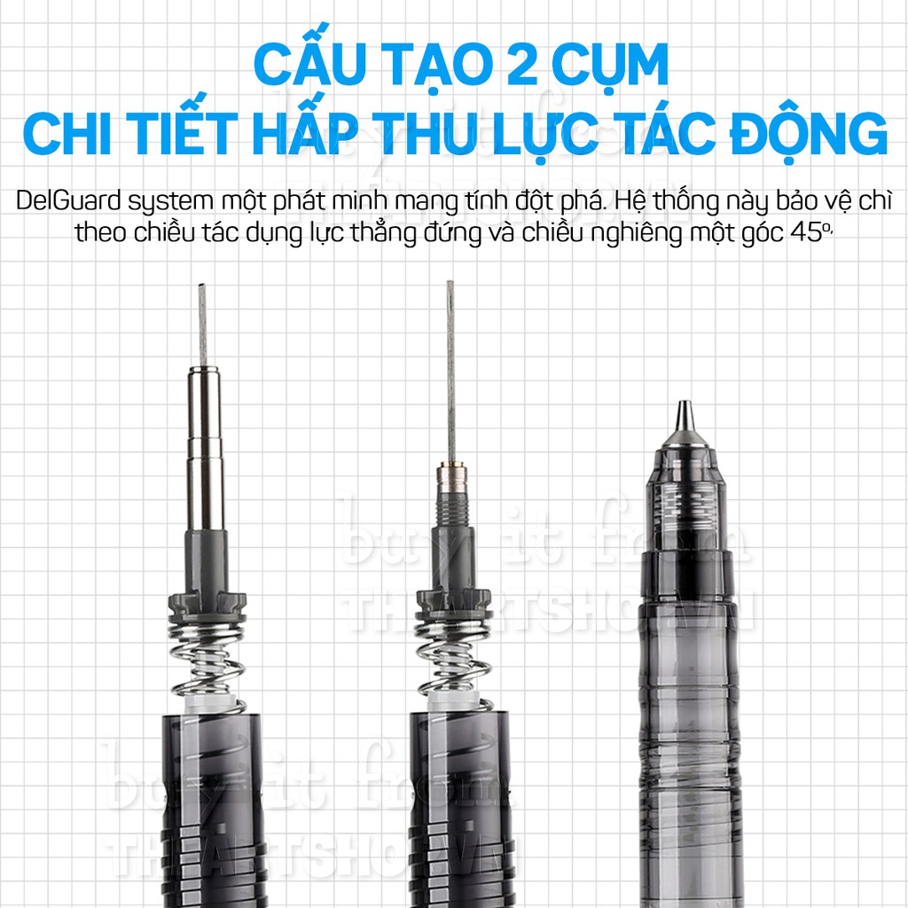 Chì bấm cơ khí ZEBRA DelGuard Nhật Bản P-MA85 THEATTSHOP