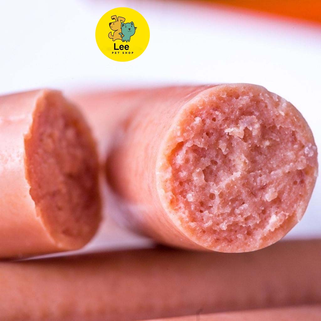 Xúc Xích Cho Chó Mèo Hamster Thanh 15gr- Giàu Dinh Dưỡng, Vitamin, Đạm - Leepetshop