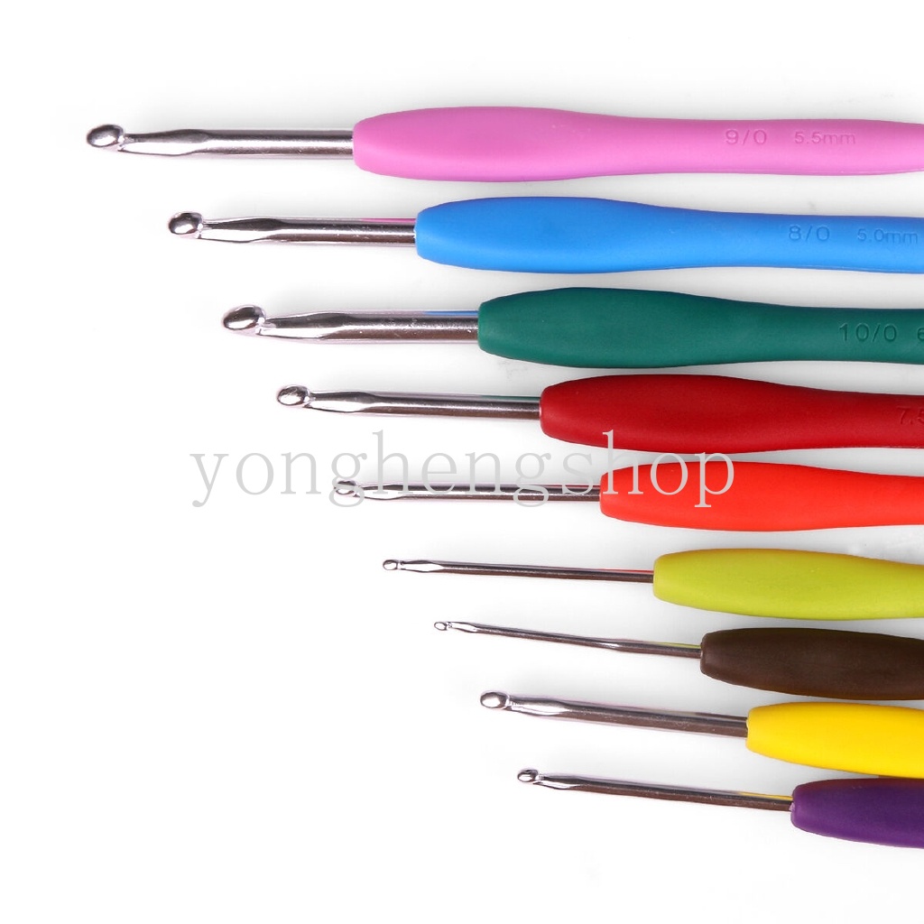 Set 9 Kim Móc Len Bằng Nhôm Với Tay Cầm Mềm Mại