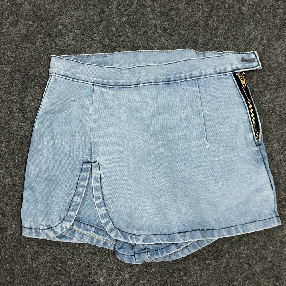 Chân Váy Jeans Chữ A Công Sở Thời Trang OHS4005 - Có Quần Trong