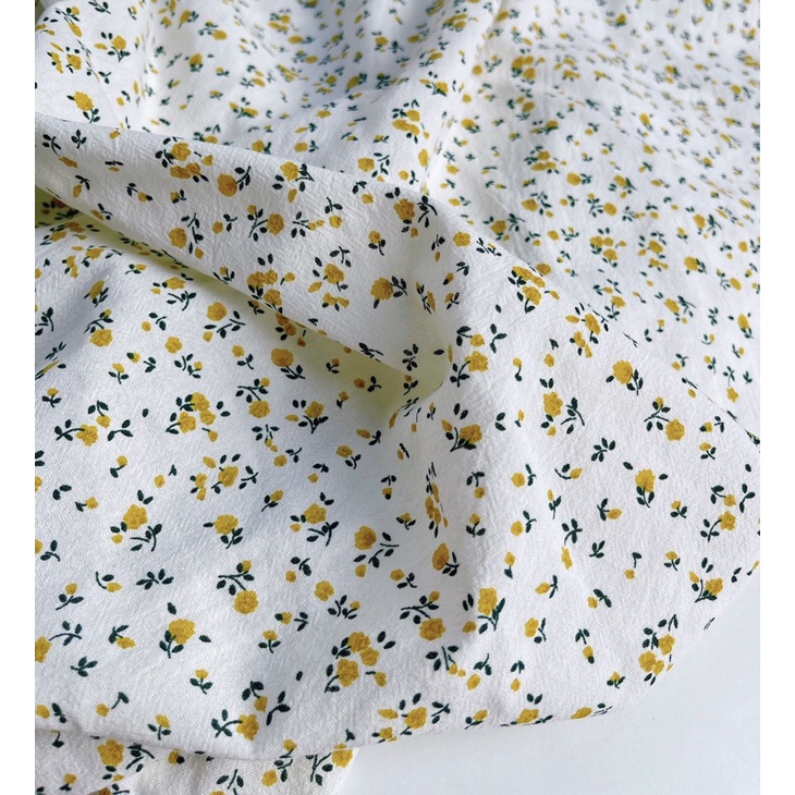 Vải thô đũi cara hoa hồng