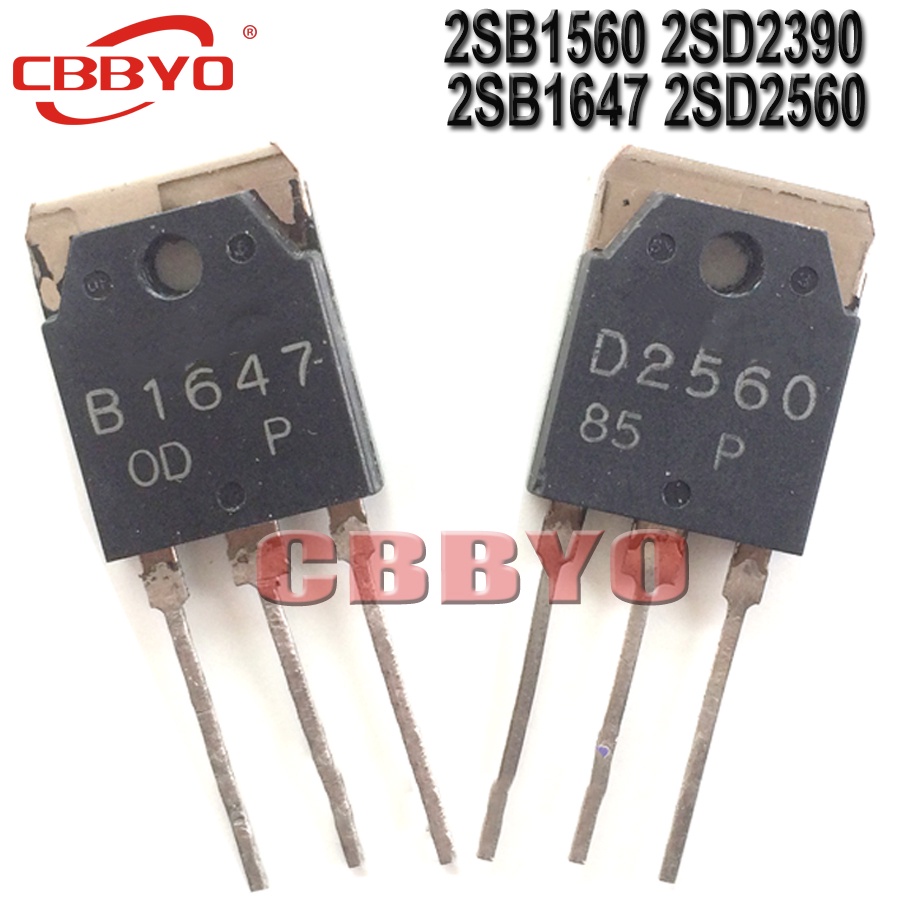 5 Chiếc 2SB1560 2SD2390 2SB1647 2SD2560 TO3P TO-3P B1560 D2390 B1647 D2560 Ống Hút Mới Thương Hiệu