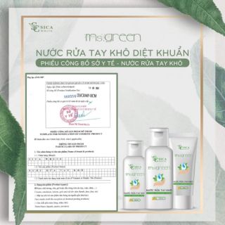 NƯỚC RỬA TAY KHÔ SICA
