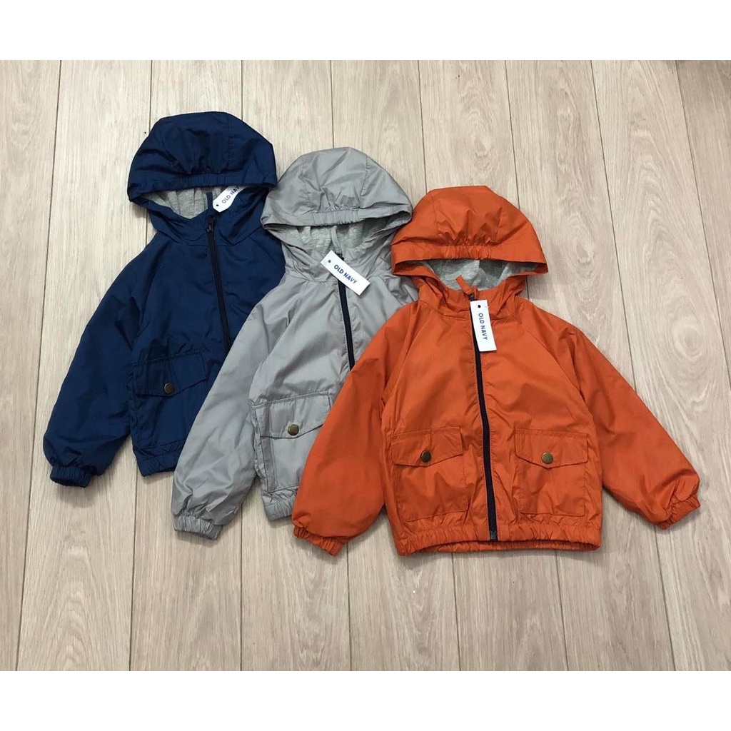 Áo khoác gió old navy lót nỉ lưng in hình mickey