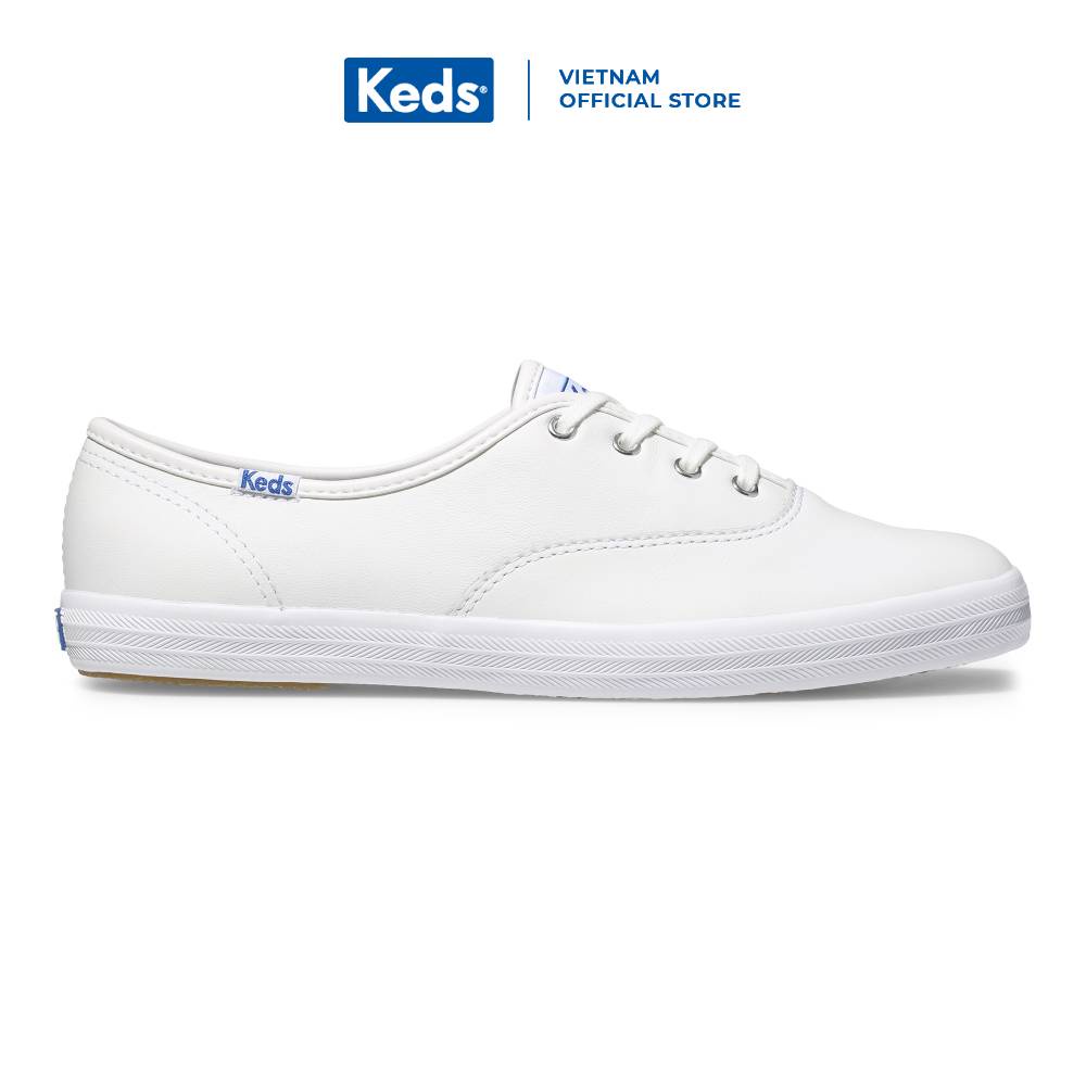 Giày Keds Nữ- Champion Core Leather White - KD045750