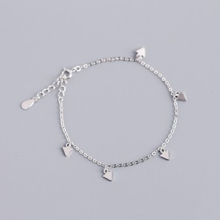 Triangle Chain Bracelet | Vòng tay lắc tay bạc chuỗi tam giác Calla Jewelry l B031
