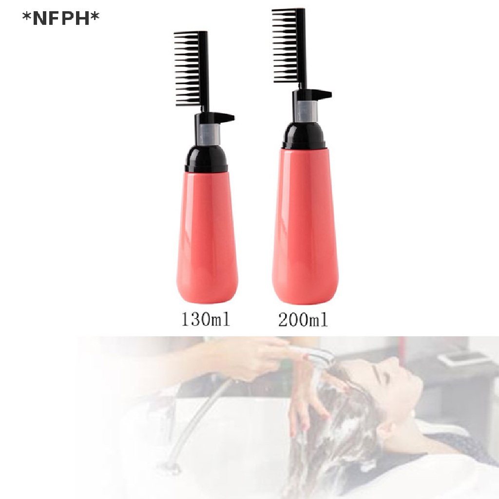 Bình Đựng Thuốc Nhuộm Tóc Kèm Lược Chải Tiện Dụng Cho Salon