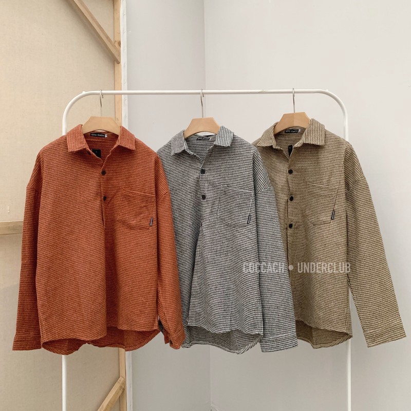 UNISEX Áo sơ mi basic Houndstooth SM2012