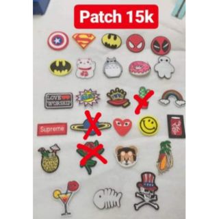 Patch ủi hoặc thêu 15k/c